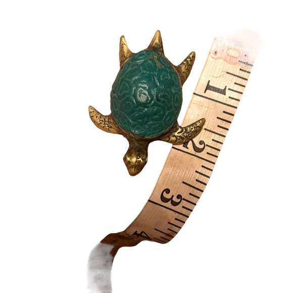 Turtle desk trinket of paper weight - Picture 6 of 6